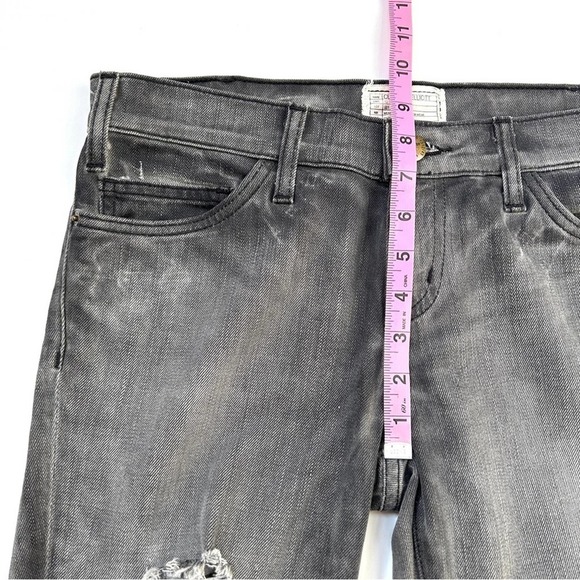 Current Elliott 1968-0002 Bleach Out Night Destroy Grey Skinny Jeans, Size 27 - Picture 13 of 14
